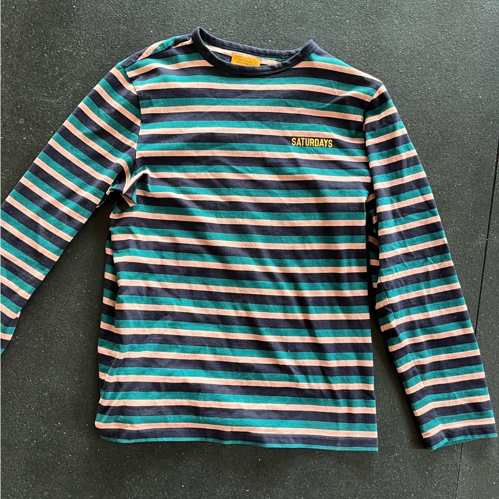 Saturdays NYC Stripped long sleeve tee
